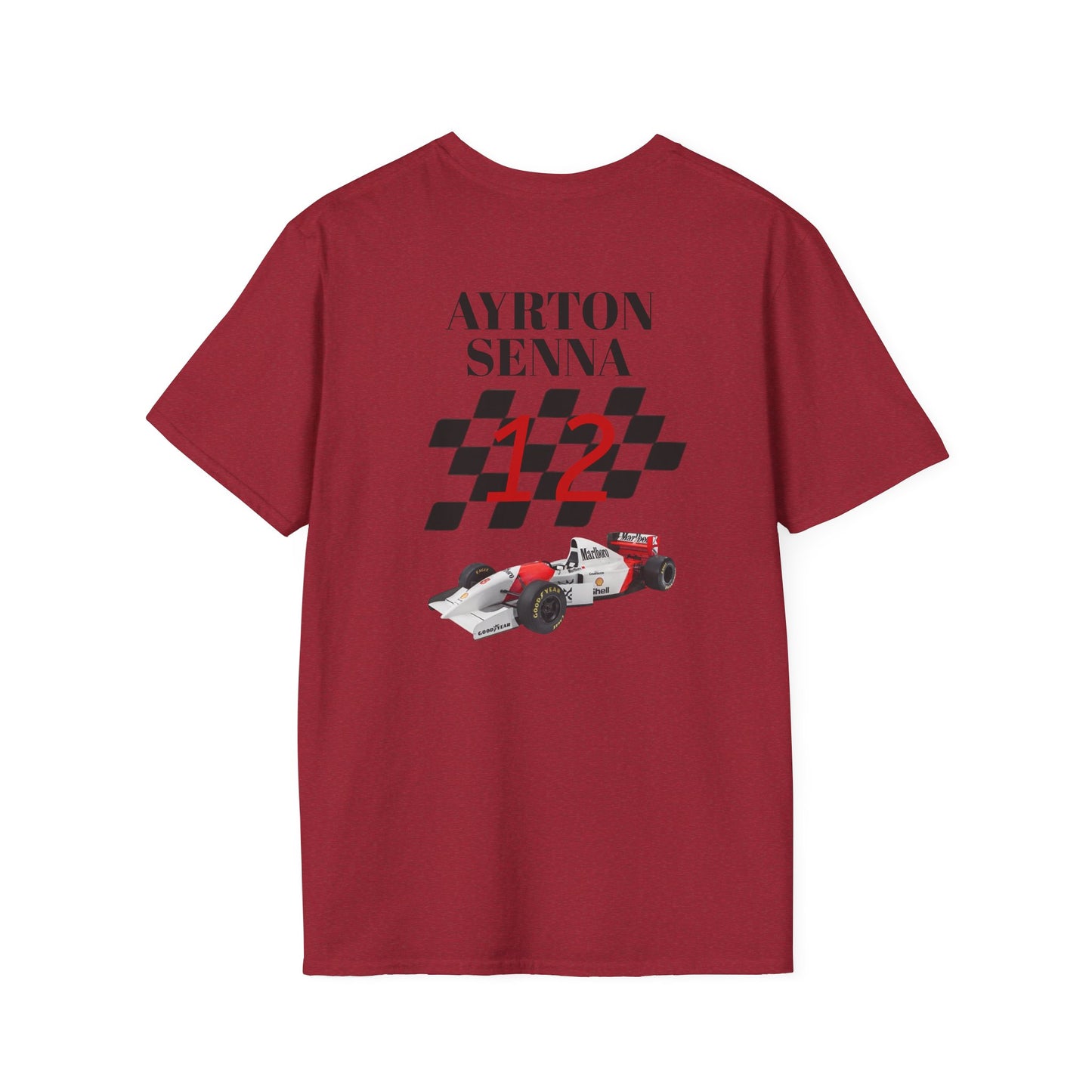 F1 Lover's Unisex T-Shirt - Ayrton Senna, Automotive Gift, F1 Enthusiast Apparel