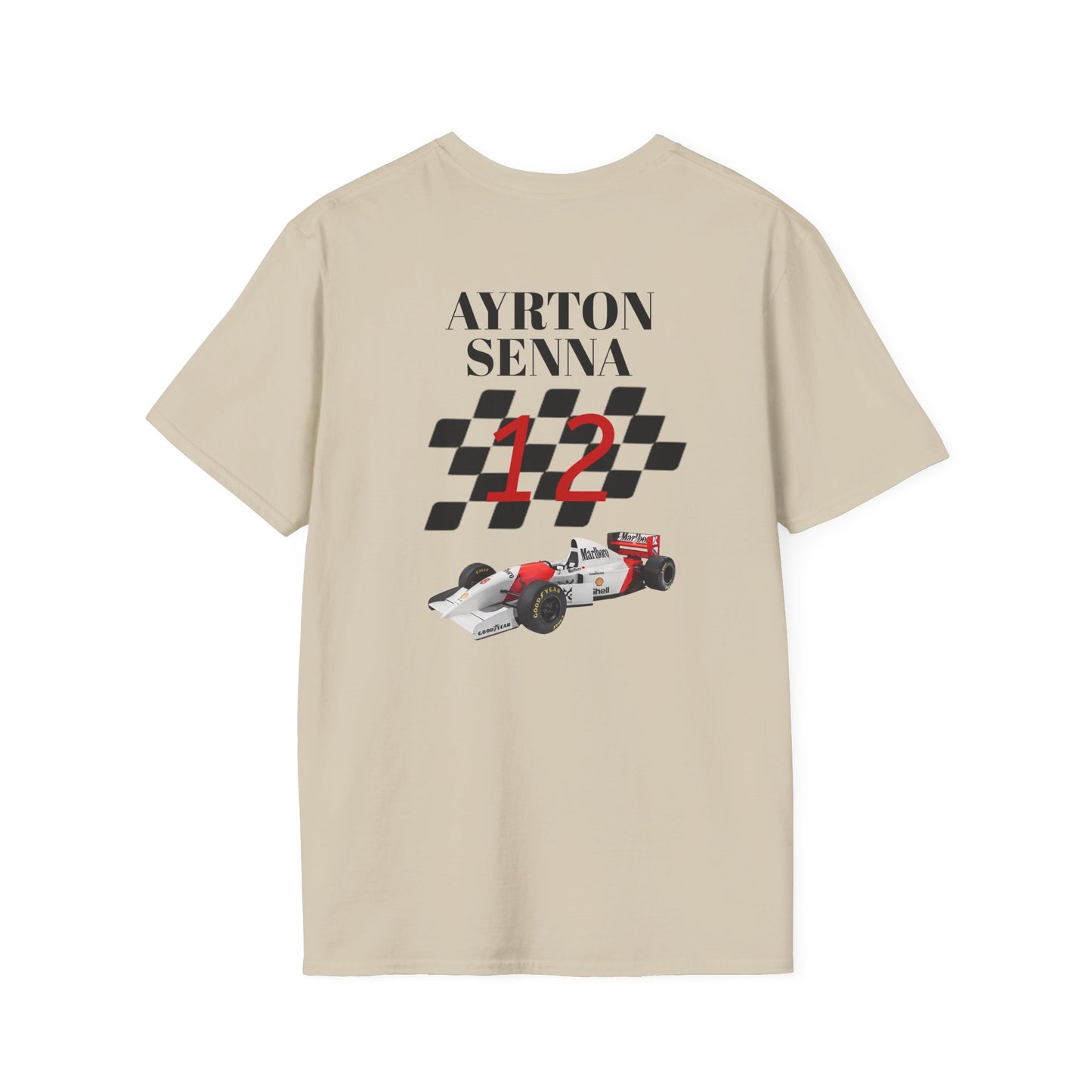 F1 Lover's Unisex T-Shirt - Ayrton Senna, Automotive Gift, F1 Enthusiast Apparel