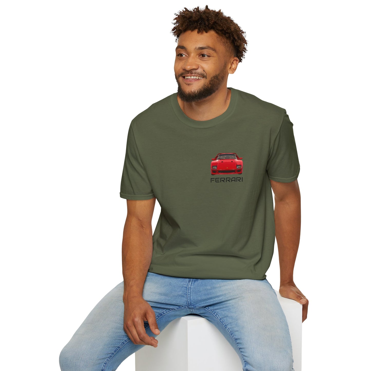 Classic Car Lover's Unisex T-Shirt - Ferrari, Automotive Gift, Retro Car Tee, Car Enthusiast Apparel