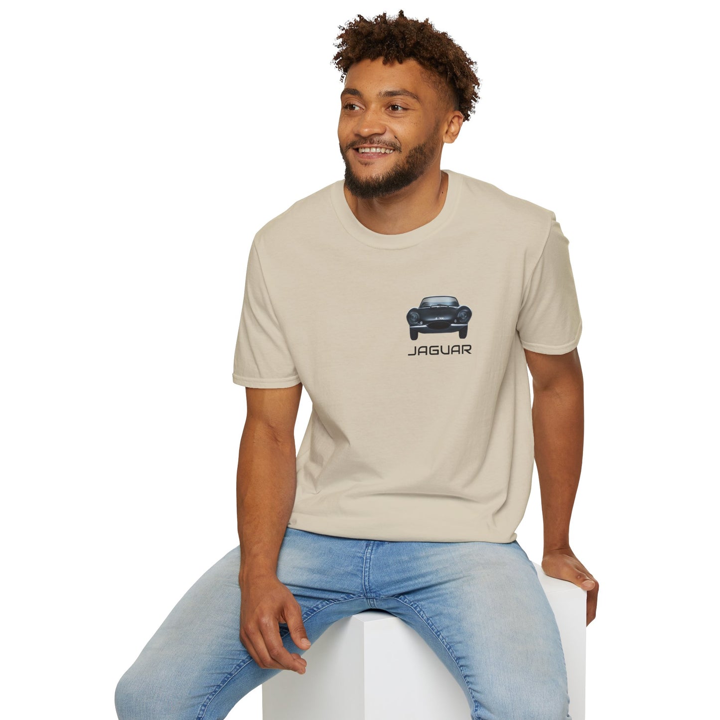 Classic Car Lover's Unisex T-Shirt - Vintage Jaguar, Automotive Gift, Retro Car Tee, Car Enthusiast Apparel