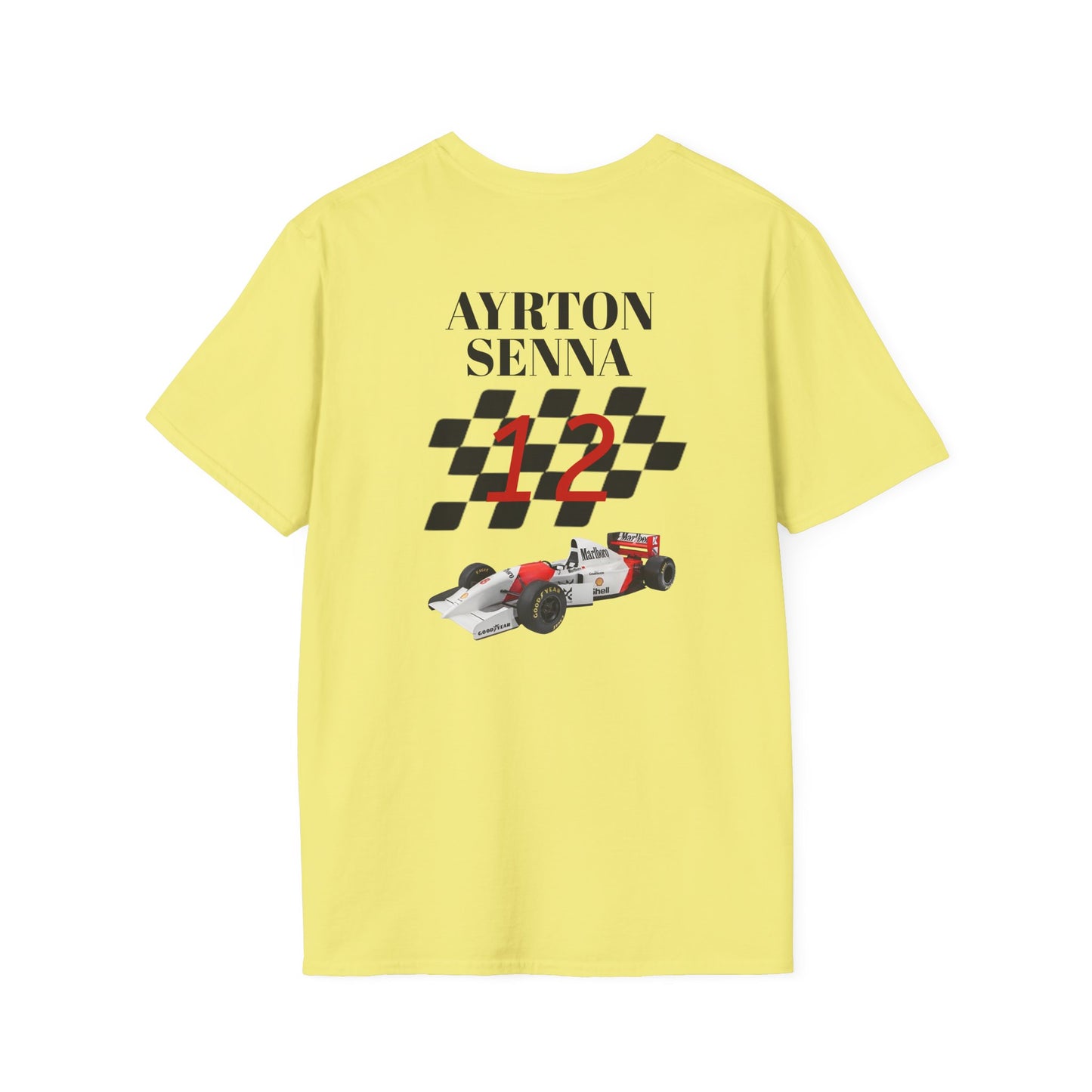F1 Lover's Unisex T-Shirt - Ayrton Senna, Automotive Gift, F1 Enthusiast Apparel