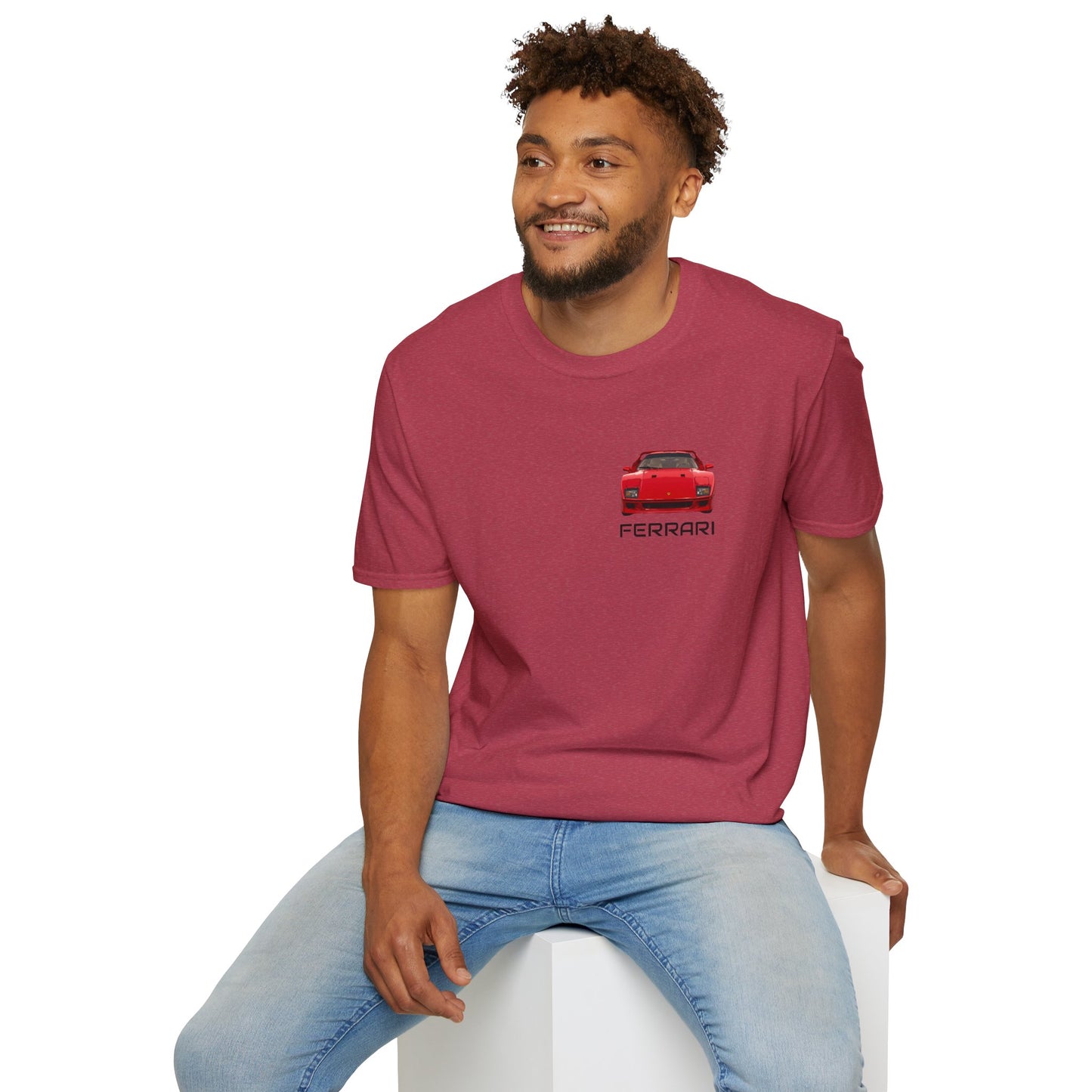 Classic Car Lover's Unisex T-Shirt - Ferrari, Automotive Gift, Retro Car Tee, Car Enthusiast Apparel
