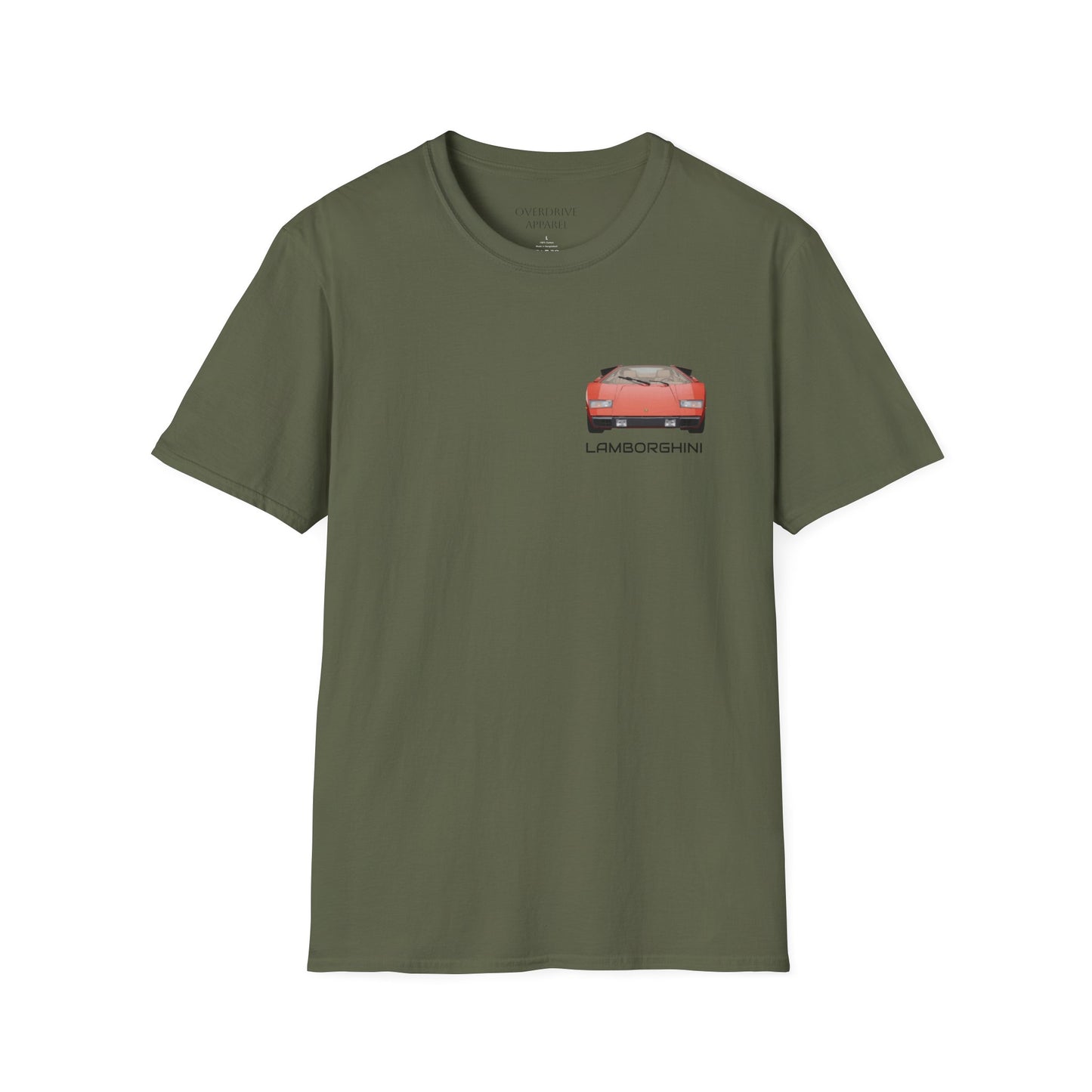 Classic Car Lover's Unisex T-Shirt - Vintage Lamborghini, Automotive Gift, Retro Car Tee, Car Enthusiast Apparel