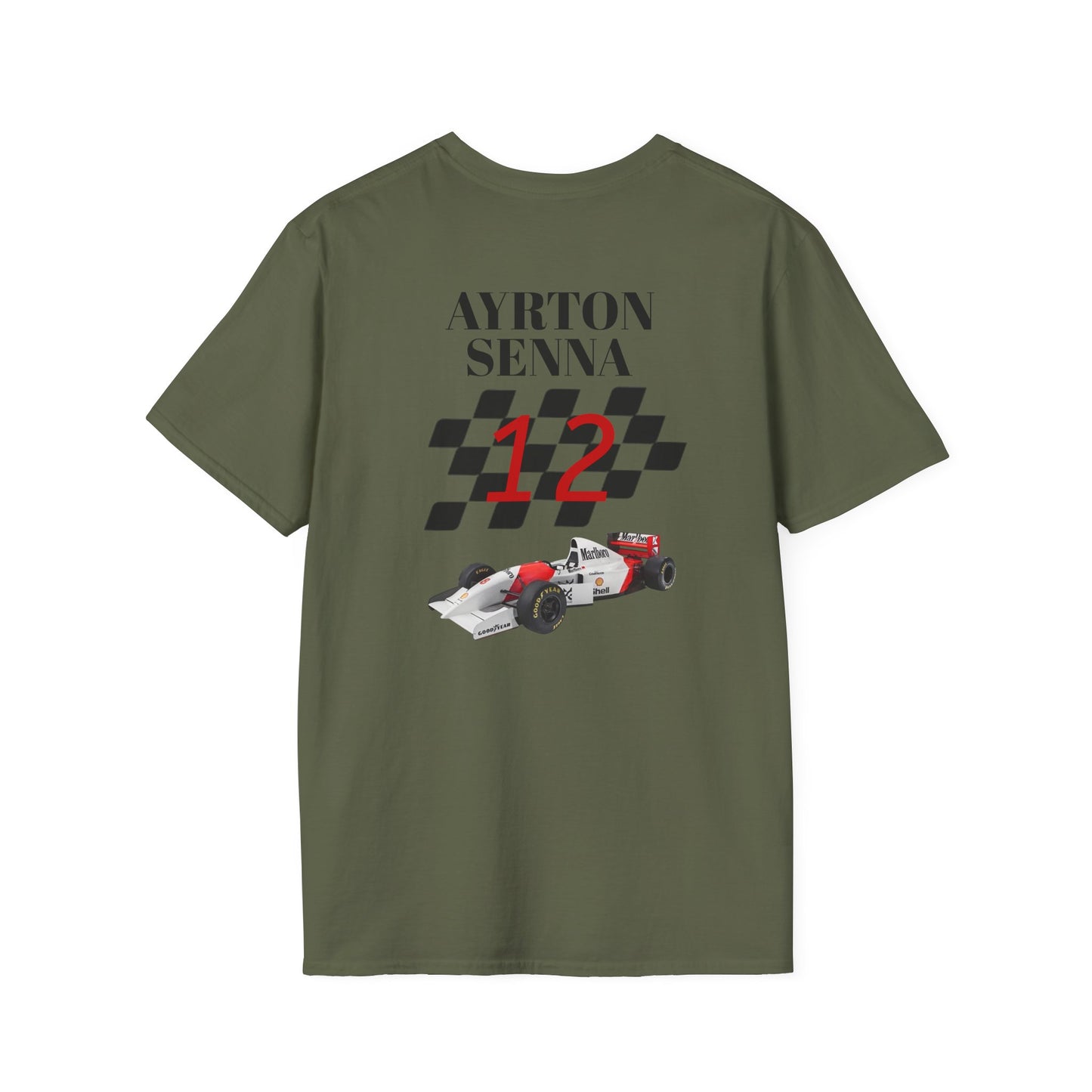 F1 Lover's Unisex T-Shirt - Ayrton Senna, Automotive Gift, F1 Enthusiast Apparel