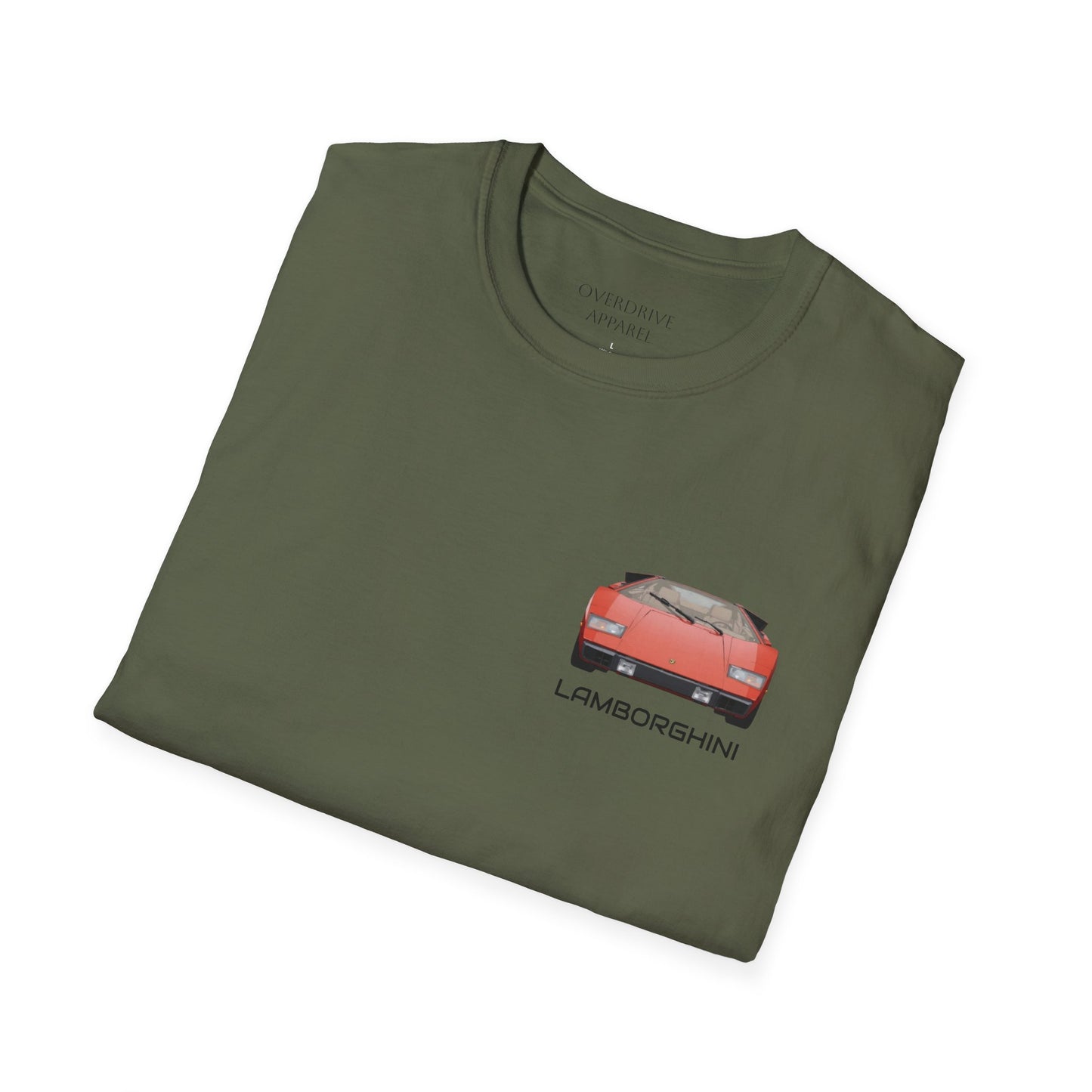 Classic Car Lover's Unisex T-Shirt - Vintage Lamborghini, Automotive Gift, Retro Car Tee, Car Enthusiast Apparel