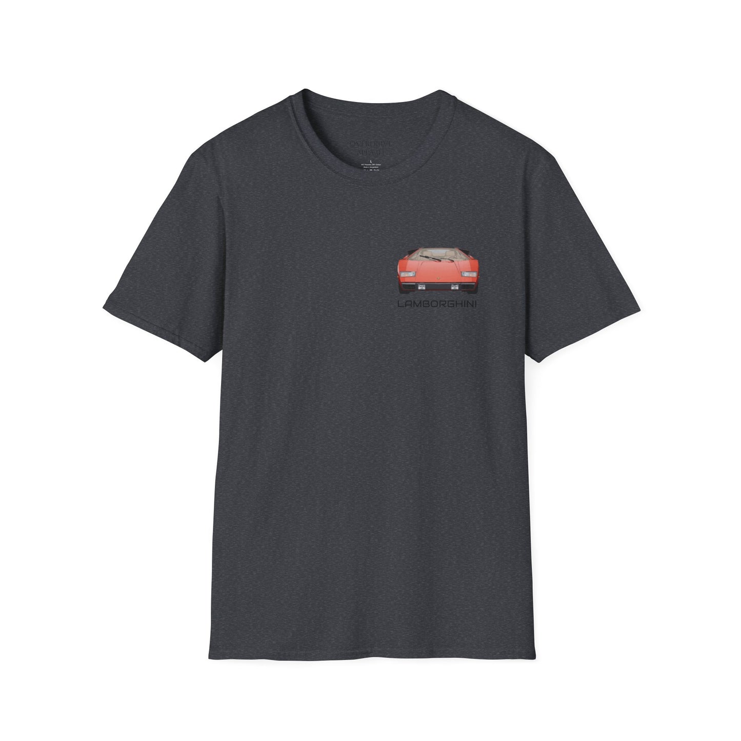 Classic Car Lover's Unisex T-Shirt - Vintage Lamborghini, Automotive Gift, Retro Car Tee, Car Enthusiast Apparel