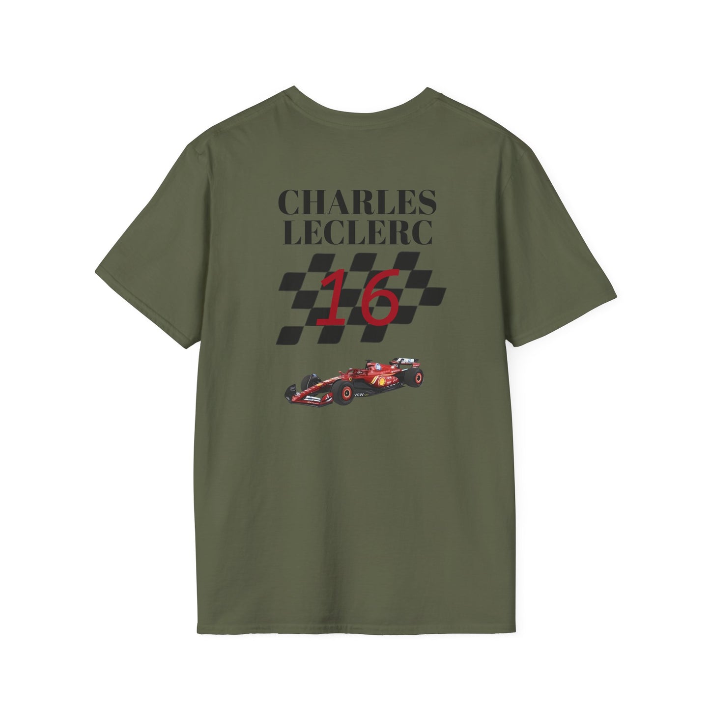 F1 Lover's Unisex T-Shirt - Charles Leclerc, Automotive Gift, F1 Enthusiast Apparel