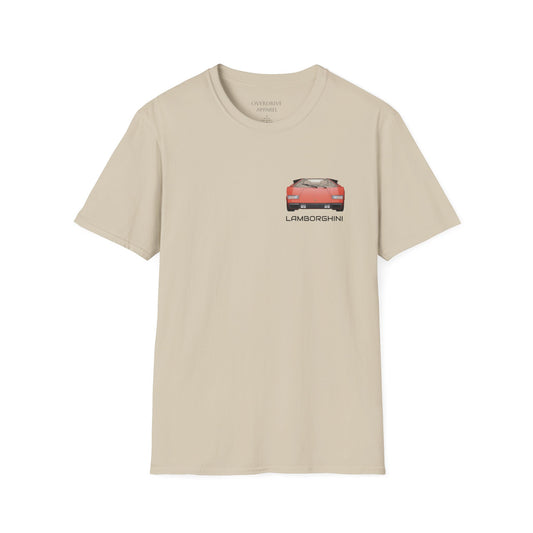 Classic Car Lover's Unisex T-Shirt - Vintage Lamborghini, Automotive Gift, Retro Car Tee, Car Enthusiast Apparel