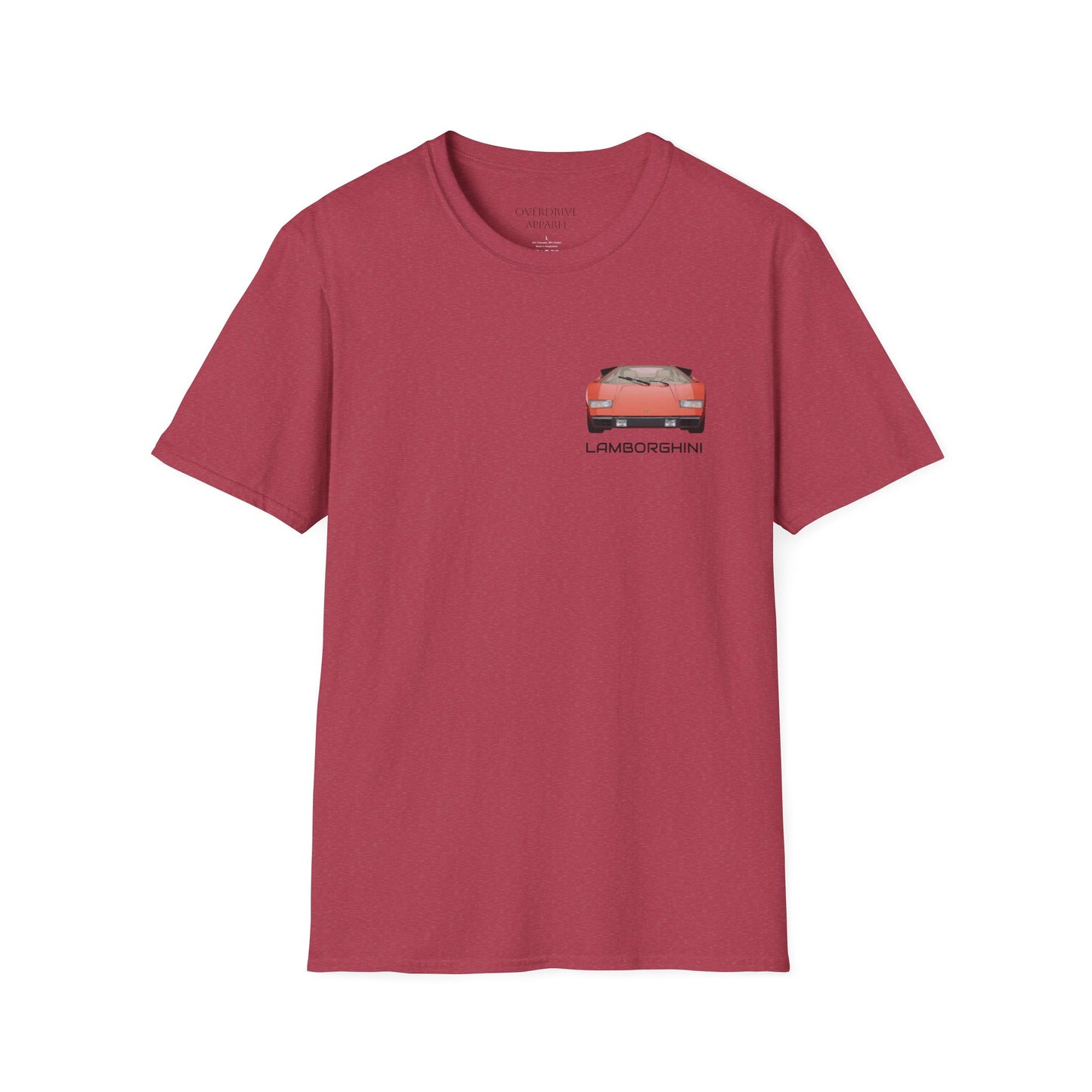 Classic Car Lover's Unisex T-Shirt - Vintage Lamborghini, Automotive Gift, Retro Car Tee, Car Enthusiast Apparel