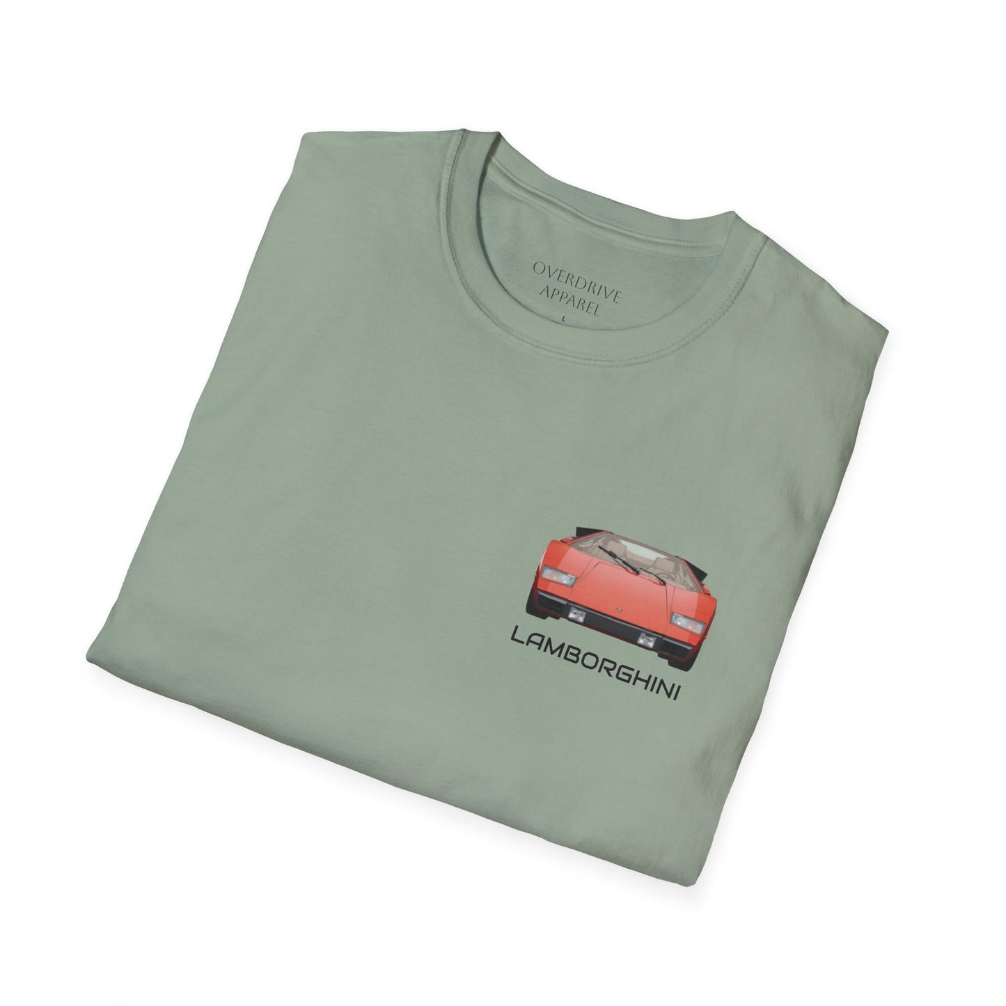Classic Car Lover's Unisex T-Shirt - Vintage Lamborghini, Automotive Gift, Retro Car Tee, Car Enthusiast Apparel