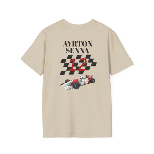 F1 Lover's Unisex T-Shirt - Ayrton Senna, Automotive Gift, F1 Enthusiast Apparel