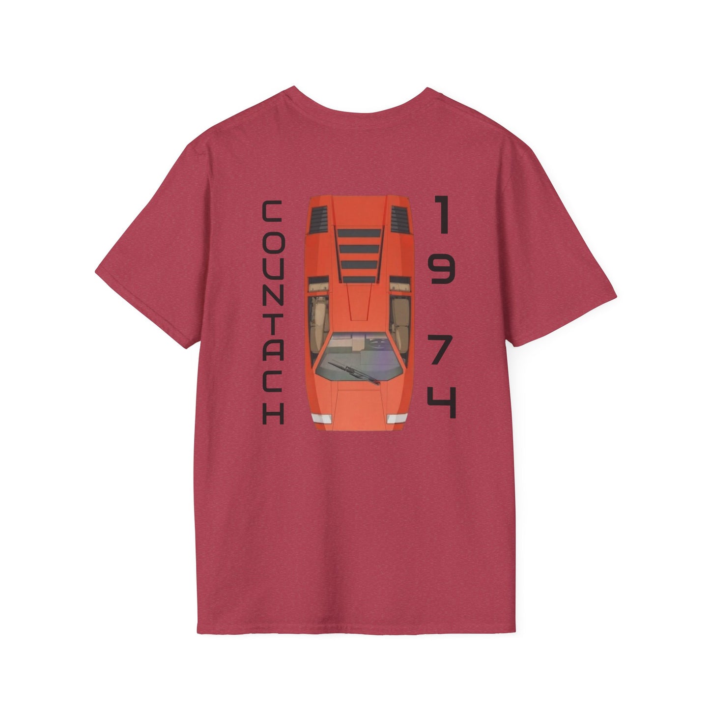 Classic Car Lover's Unisex T-Shirt - Vintage Lamborghini, Automotive Gift, Retro Car Tee, Car Enthusiast Apparel