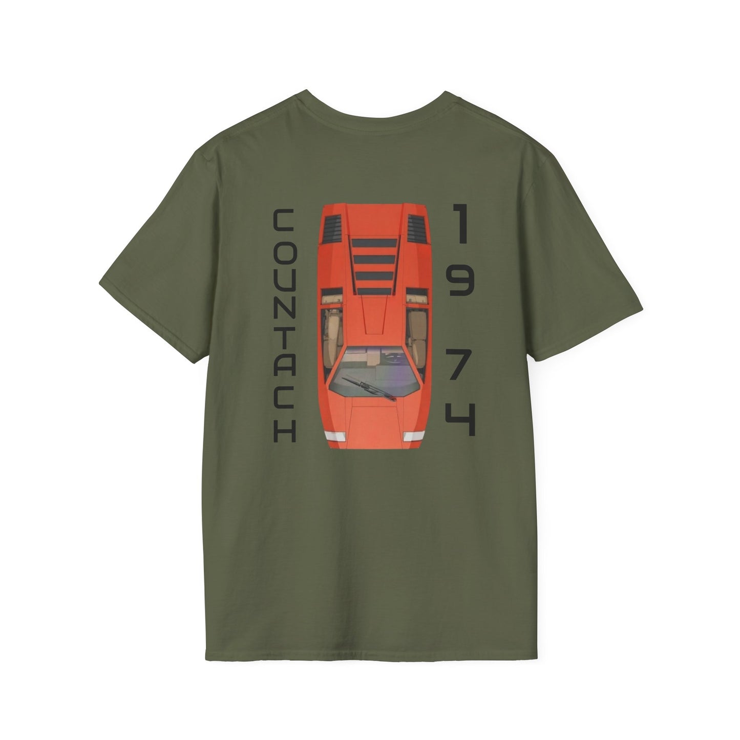 Classic Car Lover's Unisex T-Shirt - Vintage Lamborghini, Automotive Gift, Retro Car Tee, Car Enthusiast Apparel