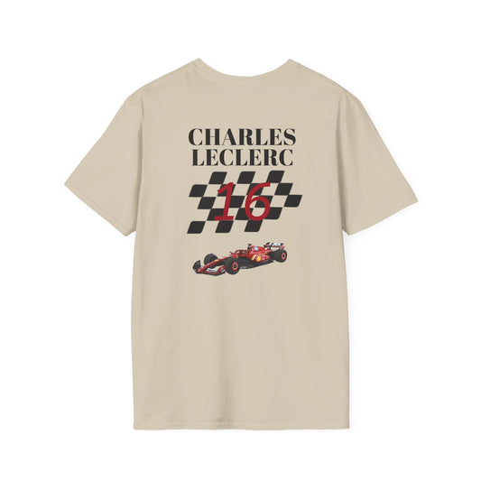 F1 Lover's Unisex T-Shirt - Charles Leclerc, Automotive Gift, F1 Enthusiast Apparel