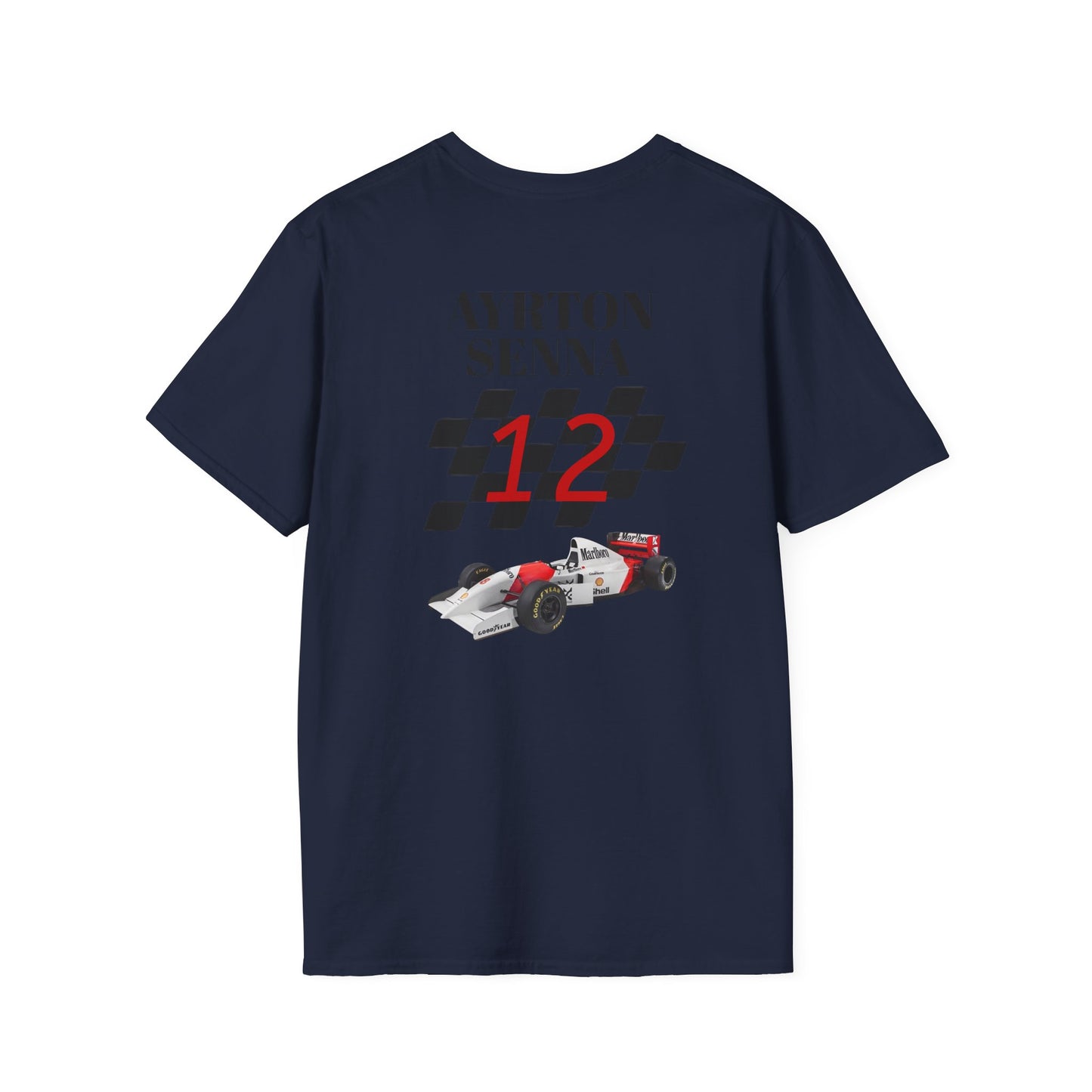 F1 Lover's Unisex T-Shirt - Ayrton Senna, Automotive Gift, F1 Enthusiast Apparel