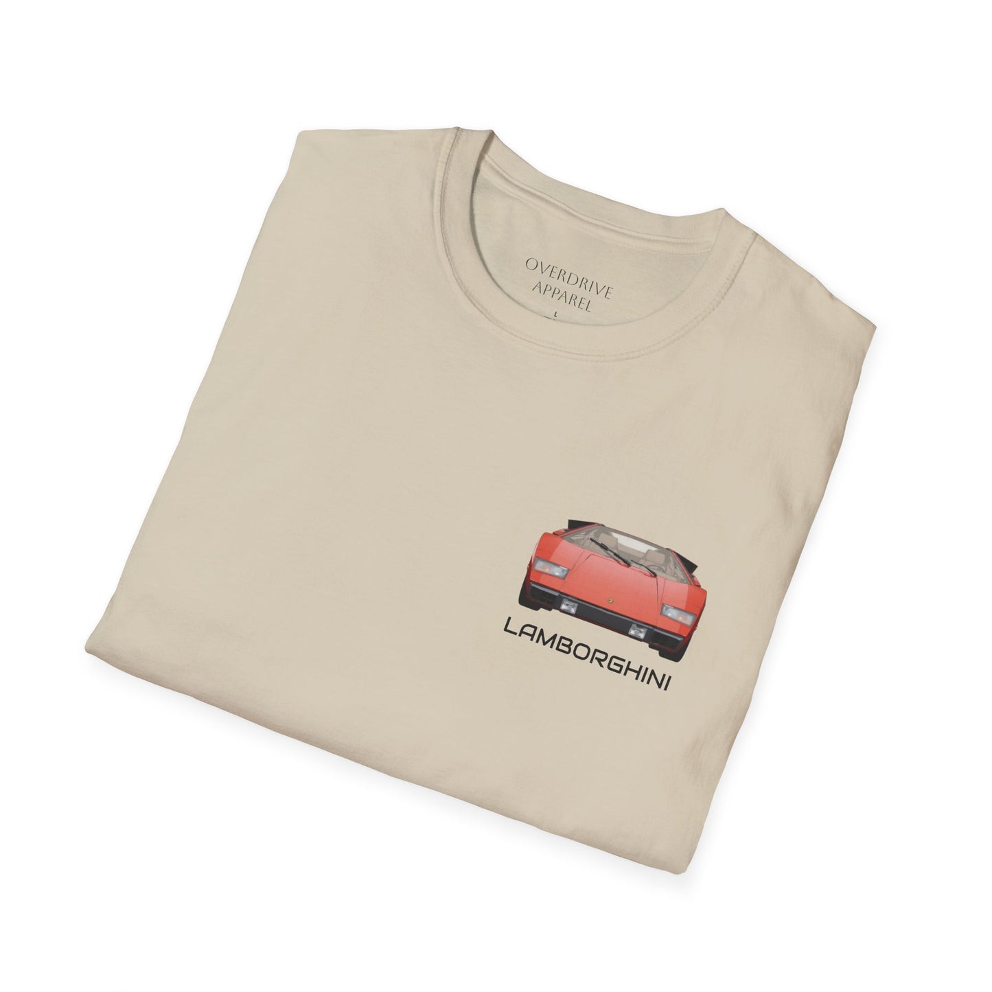 Classic Car Lover's Unisex T-Shirt - Vintage Lamborghini, Automotive Gift, Retro Car Tee, Car Enthusiast Apparel