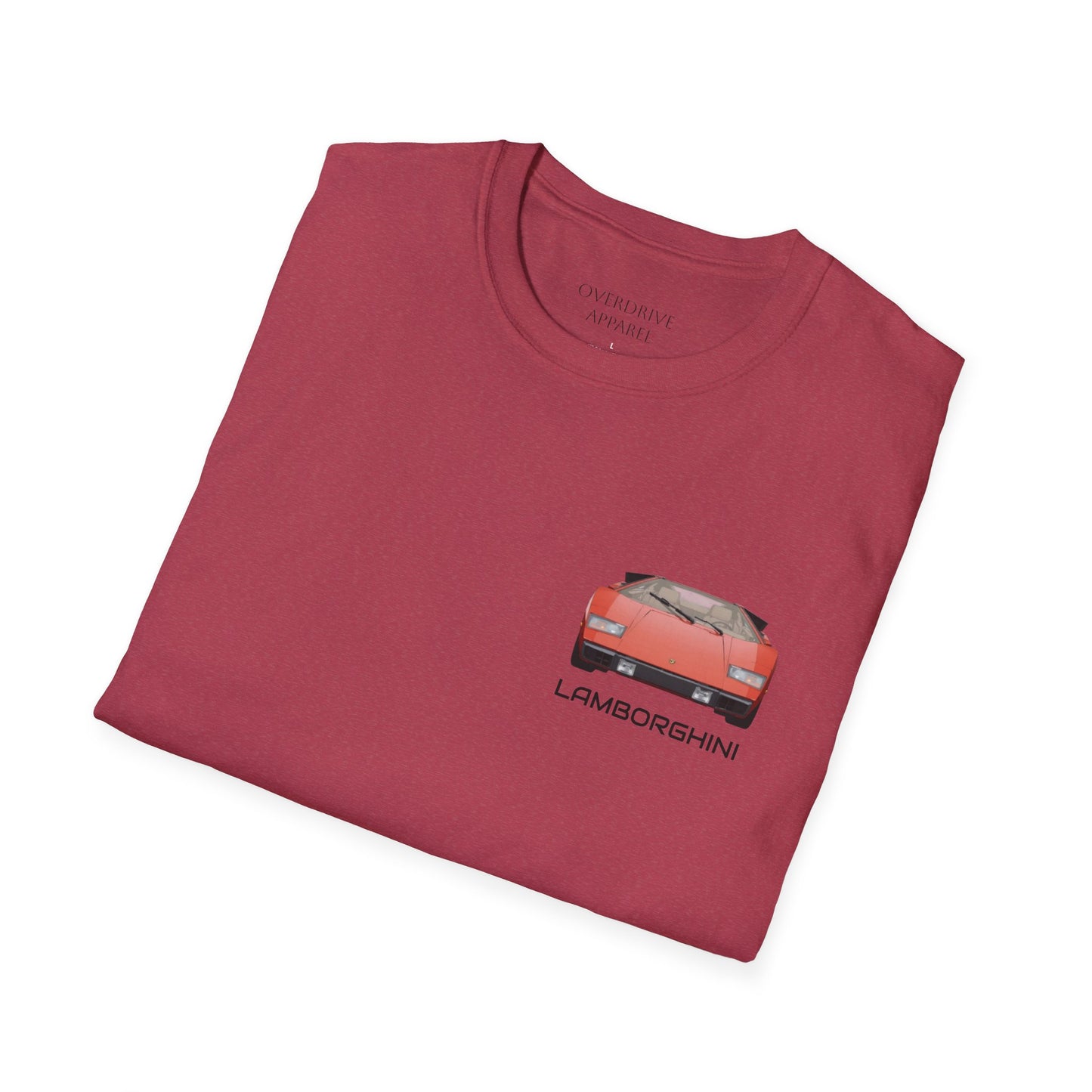 Classic Car Lover's Unisex T-Shirt - Vintage Lamborghini, Automotive Gift, Retro Car Tee, Car Enthusiast Apparel