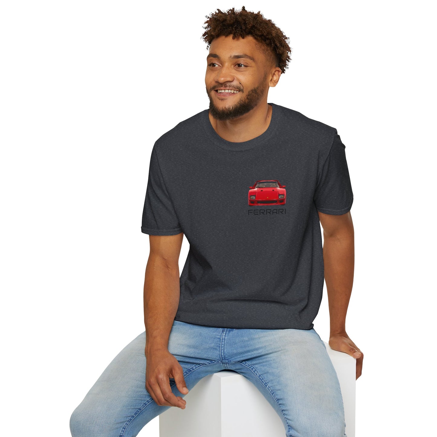 Classic Car Lover's Unisex T-Shirt - Ferrari, Automotive Gift, Retro Car Tee, Car Enthusiast Apparel